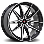 Racer Series Aiden Gloss Black Machined