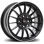 Racing Hart Concepts Lato Satin Black Machined Lip