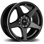 Racing Hart Concepts Seno Satin Black Machined Lip