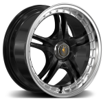 Connoisseur Spritzer Gloss Black Machined Lip